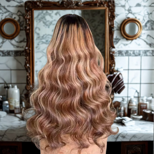 Perruques Body Wave – Cheveux Humains 100 % Naturels - perruques vietnamiennes - Lace frontale 13x4 - Densité 180%